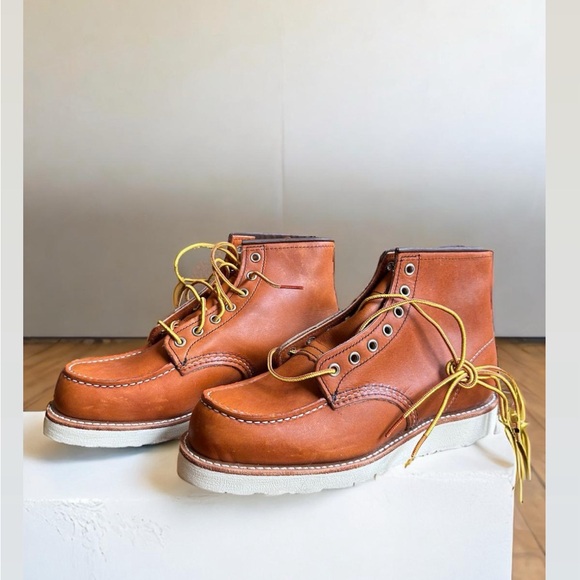 Classic Moc Toe 6” Red Wing Boots MENS size 7 WOMENS size 8.5 - Picture 5 of 6